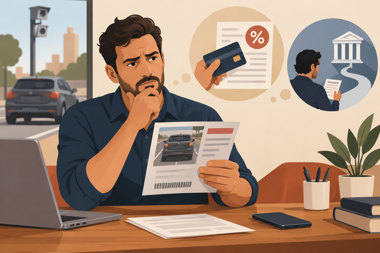 Multa de trânsito com 40% de desconto: se eu pagar, perco o direito de recorrer?