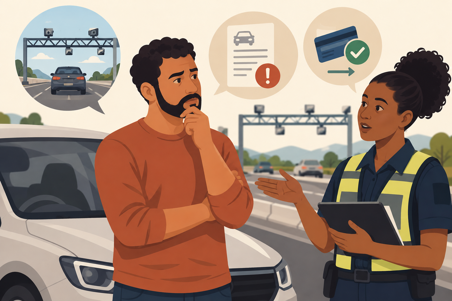 Multa no pedágio free flow: posso recorrer? Pagar o pedágio cancela a multa?