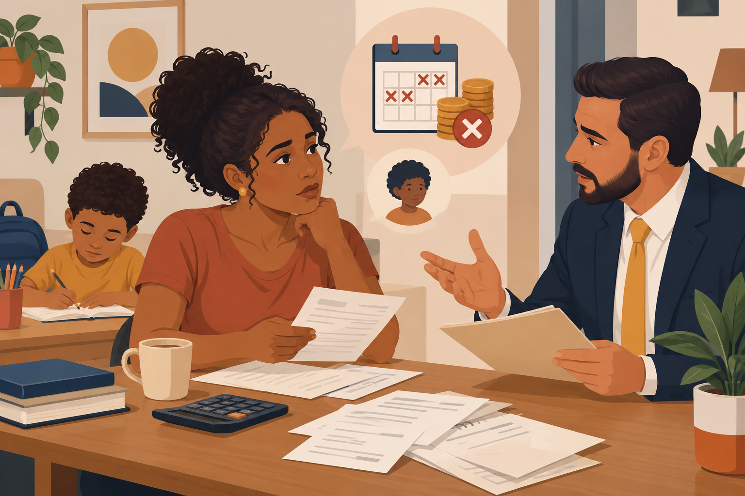 Pensão do filho atrasada: como se organizar para cobrar?