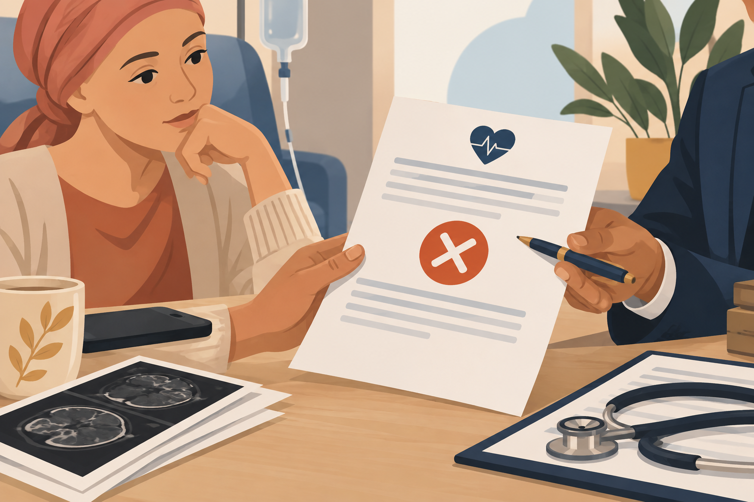 Plano coletivo cancelado durante o tratamento de câncer: posso continuar o atendimento?