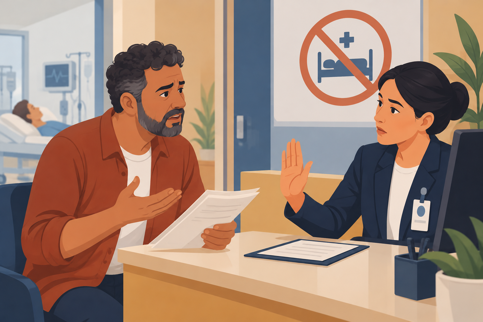 Plano negou internação de emergência por carência: o que você pode fazer?